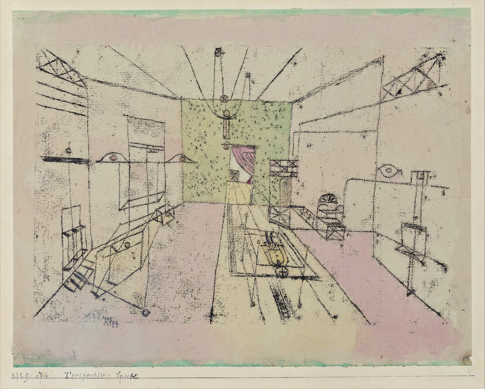 Phantom Perspective av Paul Klee