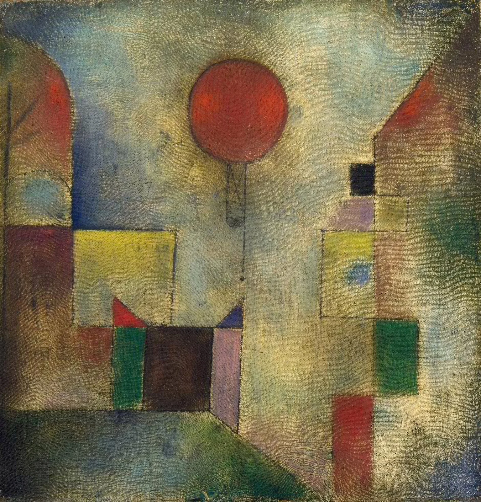 Red Balloon av Paul Klee