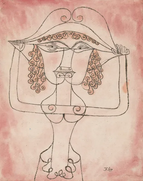Singer of the Comic Opera av Paul Klee
