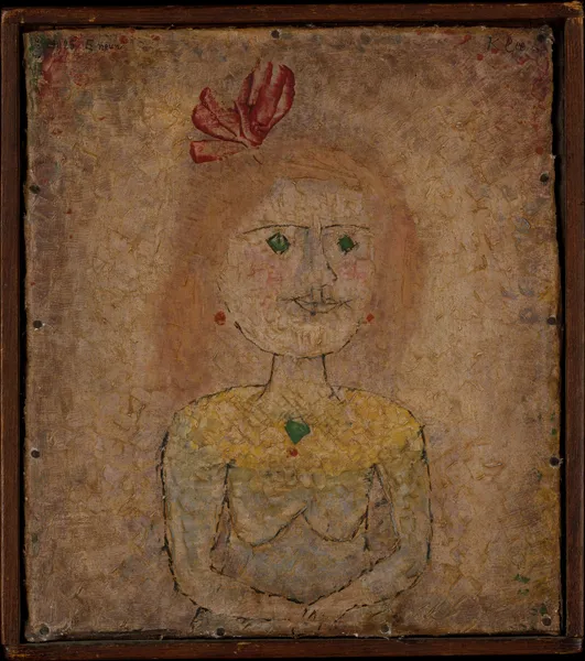 Small Portrait of a Girl in Yellow, 1925 – nr 2 av Paul Klee