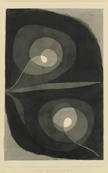 Spiralschraubenblüten I (Spiral Screw Flowers I) av Paul Klee