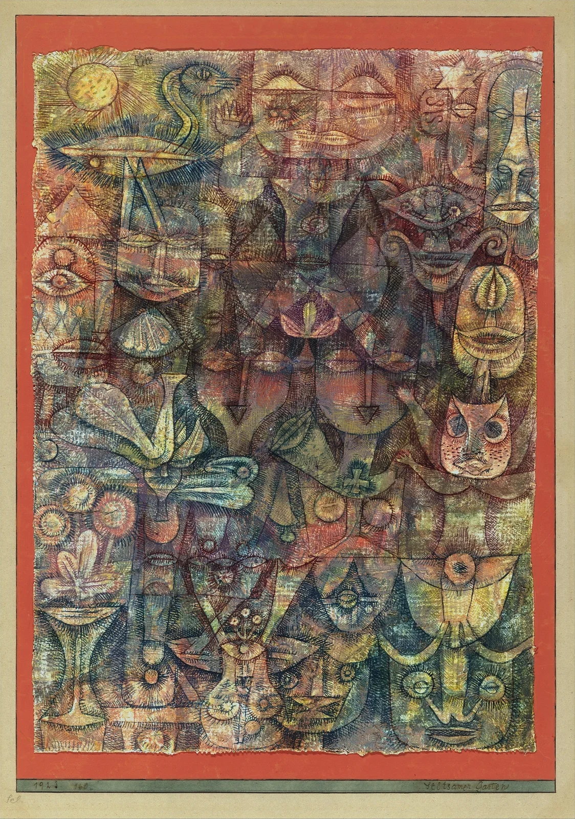 Strange Garden av Paul Klee