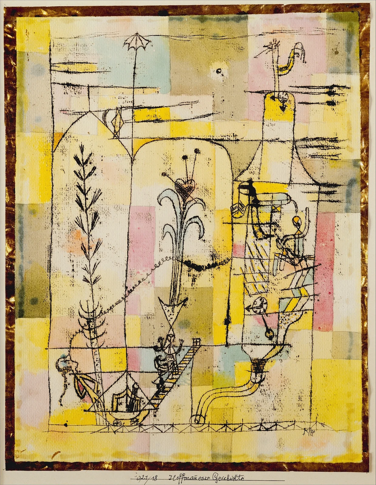 Tale à la Hoffmann av Paul Klee