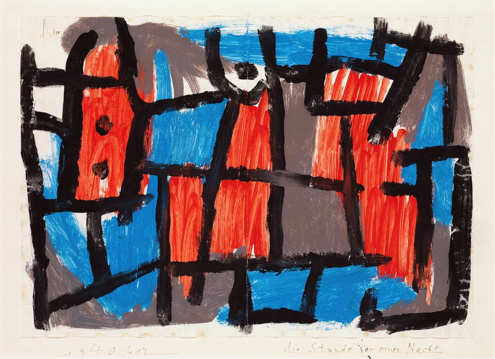 The Hour Before One Night av Paul Klee