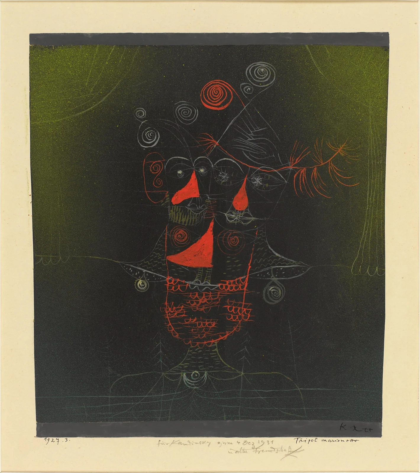 Tripelmarionette av Paul Klee
