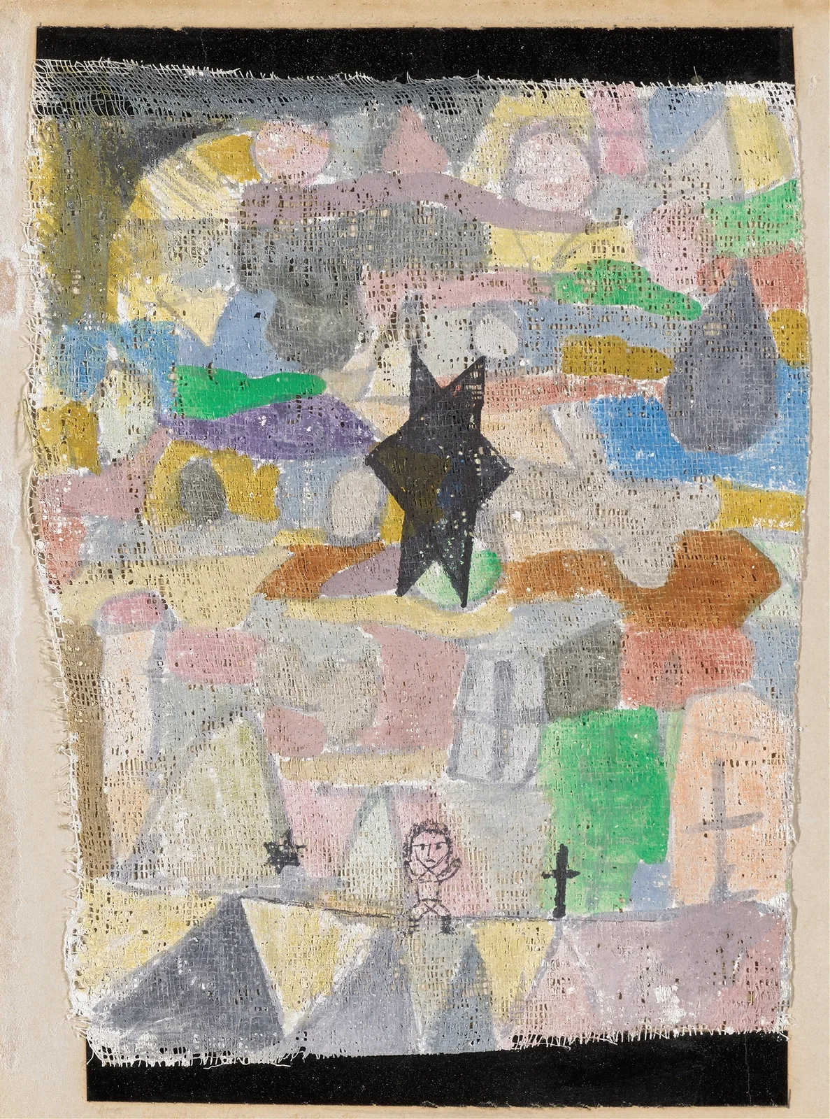 Under a black star av Paul Klee