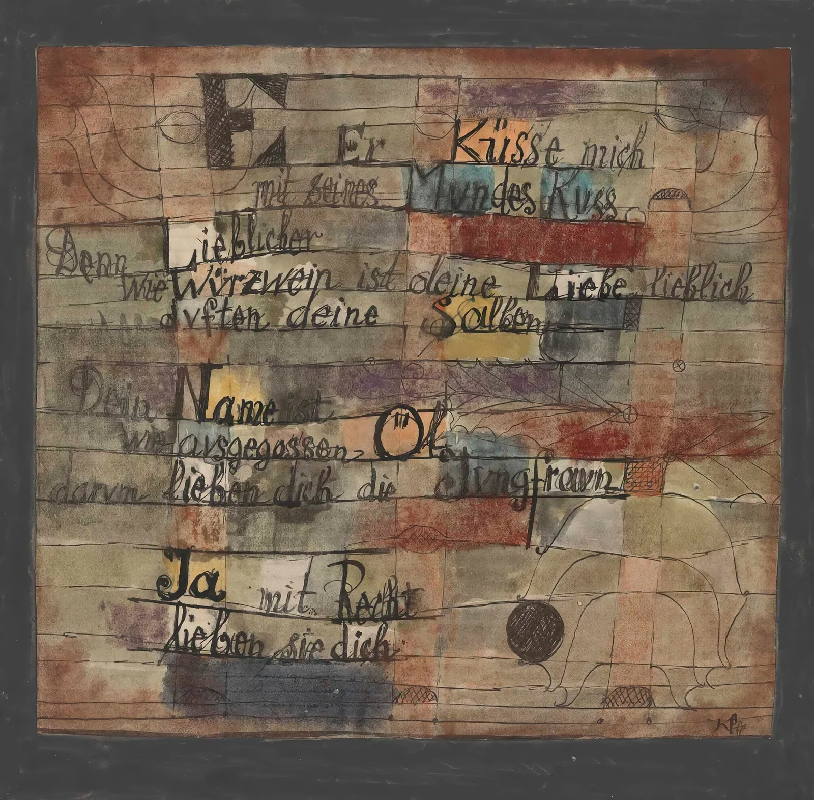 (From the Song of Songs) Version II. av Paul Klee