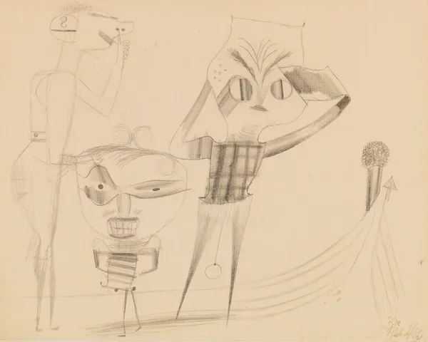 Vulgaere Komoedie av Paul Klee
