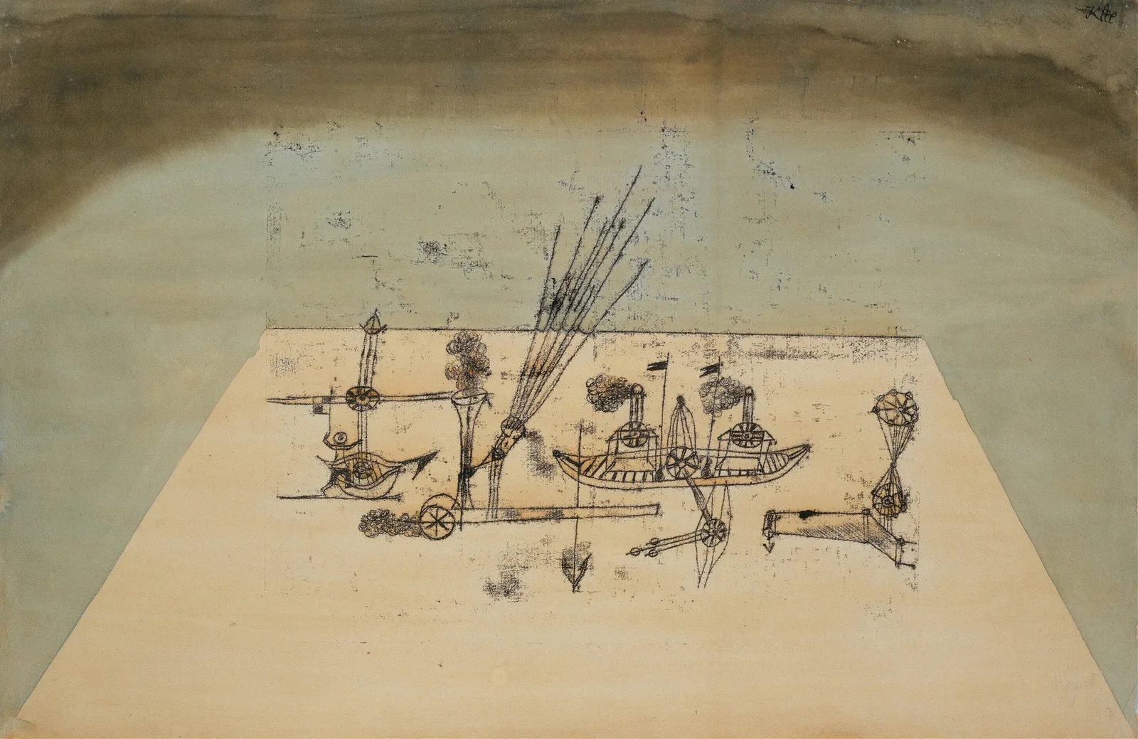 Yellow Harbor av Paul Klee