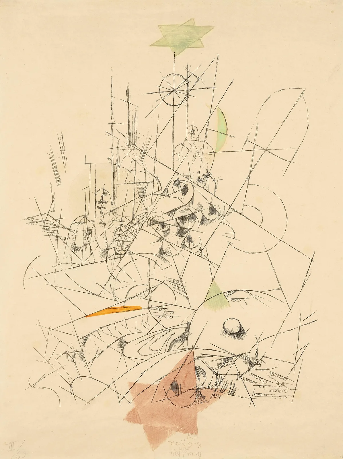 Zerstörung und Hoffnung av Paul Klee