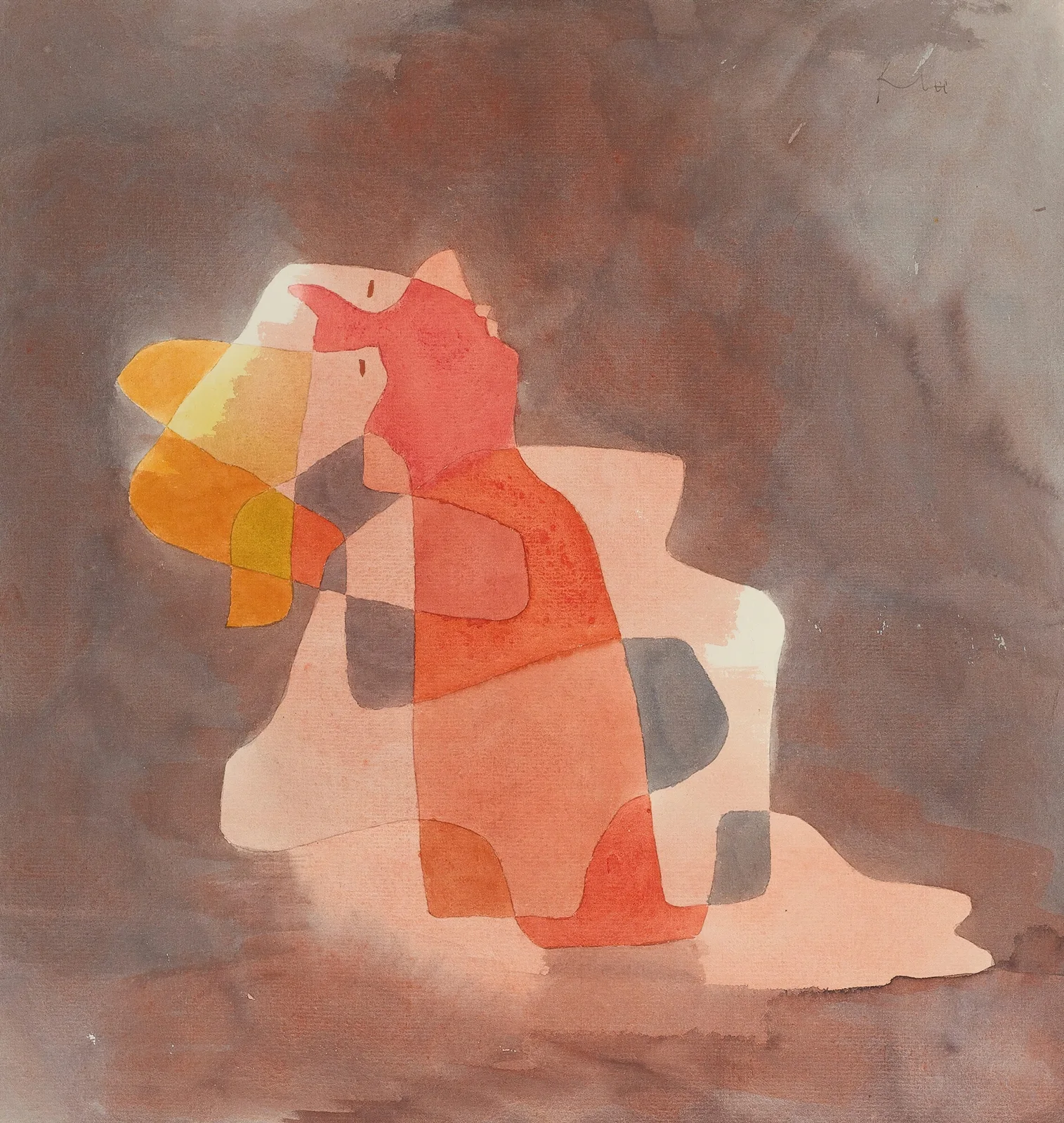 Zurücklehnende (Woman Leaning Back) av Paul Klee