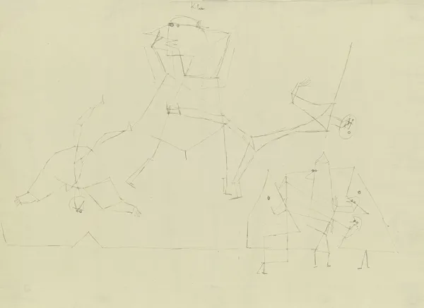 Zwei Gruppen av Paul Klee