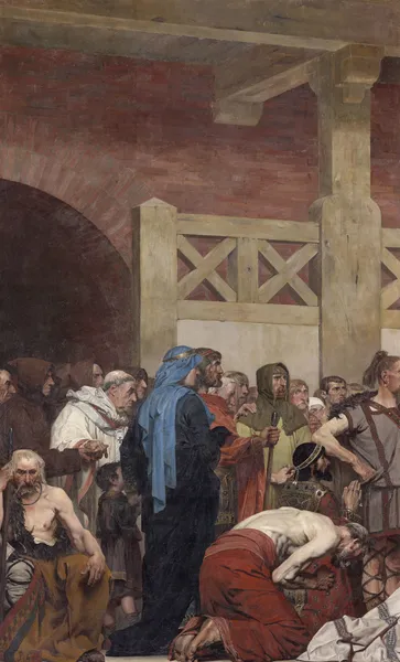 La Mort de sainte Geneviève, 1874 – nr 2 av Jean-Paul Laurens
