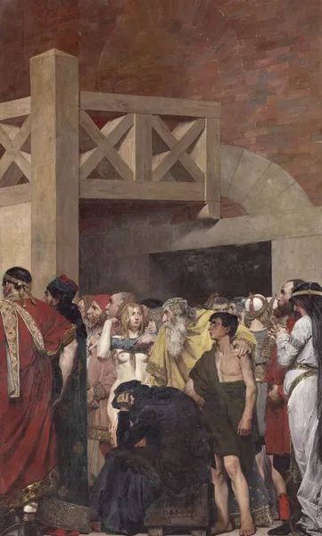 La Mort de sainte Geneviève, 1874 – nr 4 av Jean-Paul Laurens