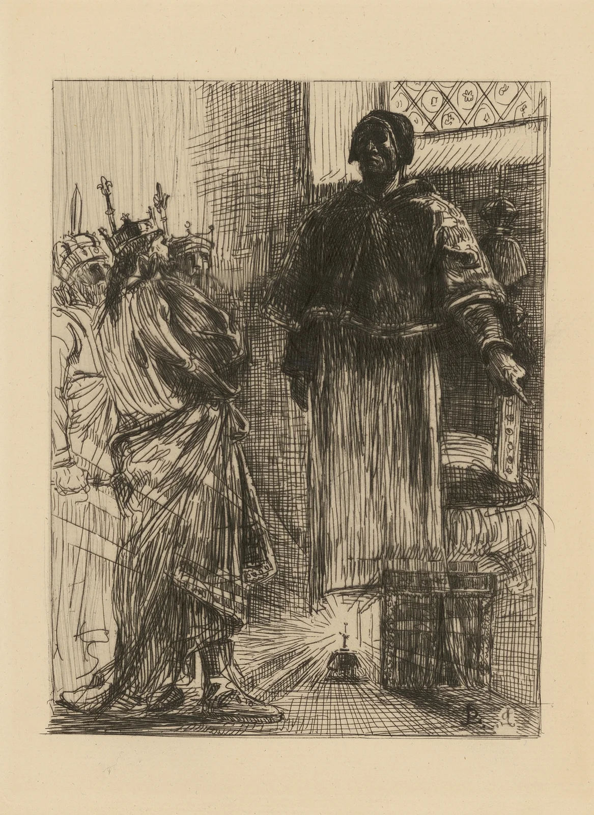 Le Pape Pl.03 av Jean-Paul Laurens
