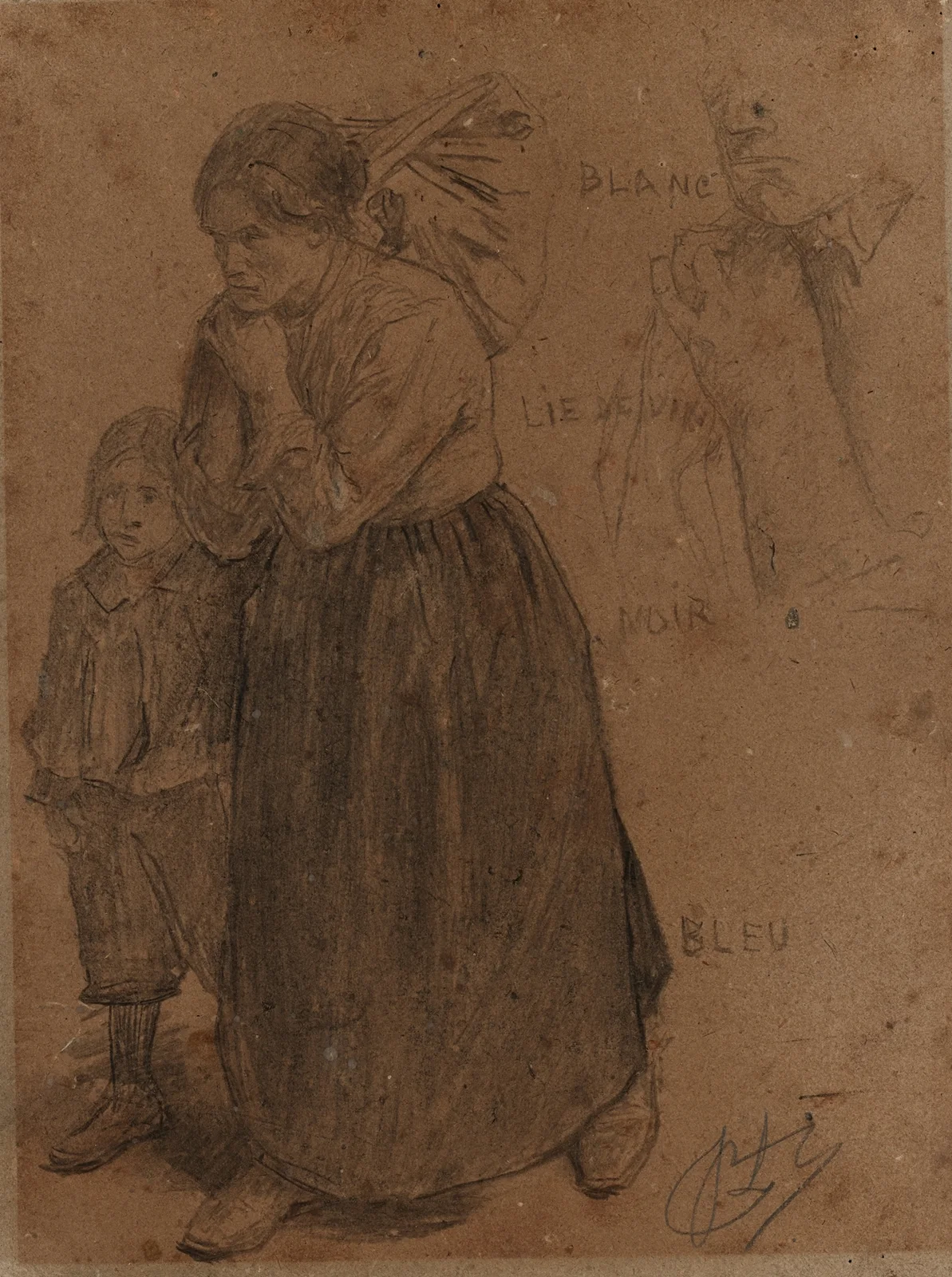 Miséreux av Jean-Paul Laurens