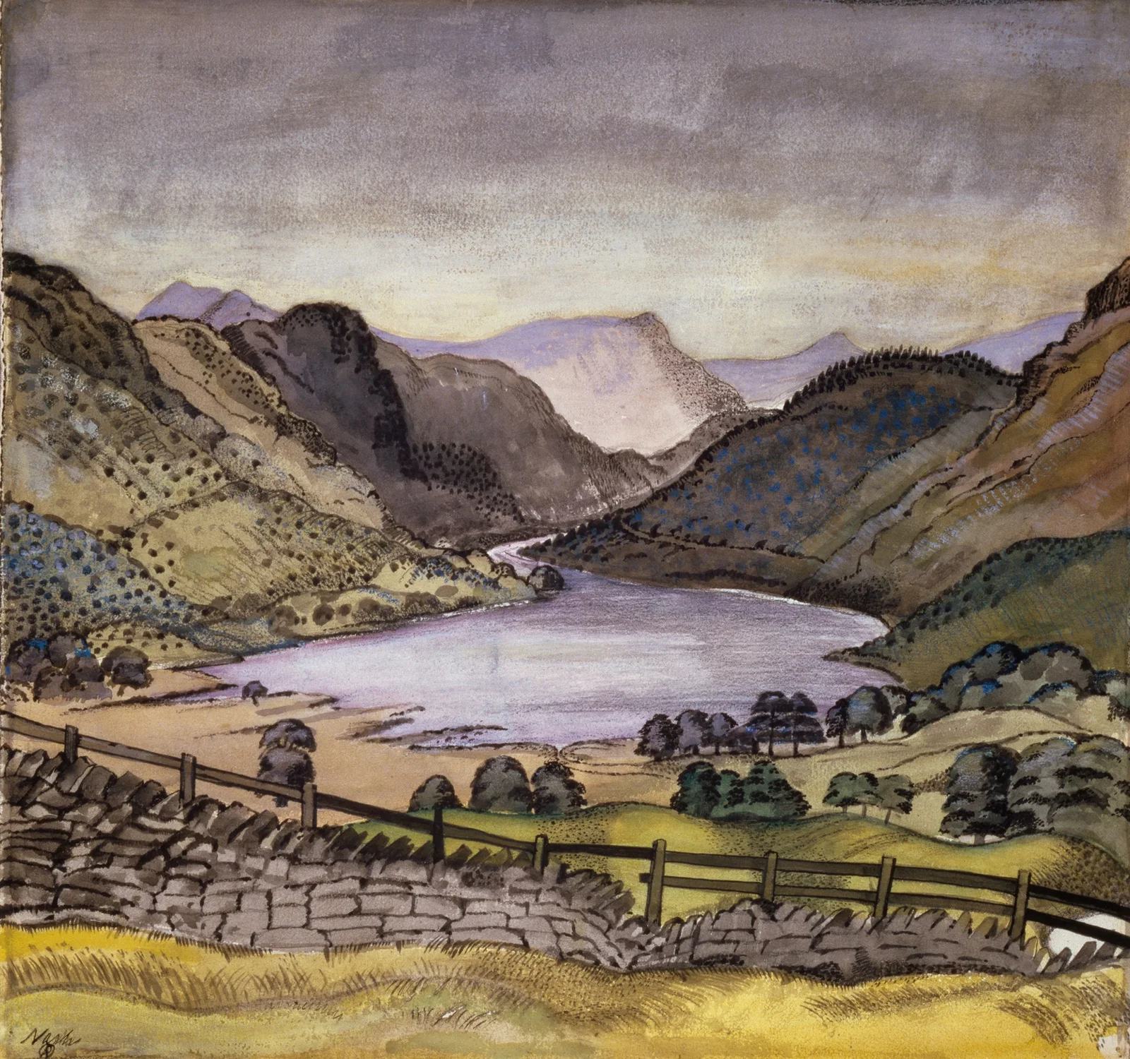 Thirlmere av Paul Nash