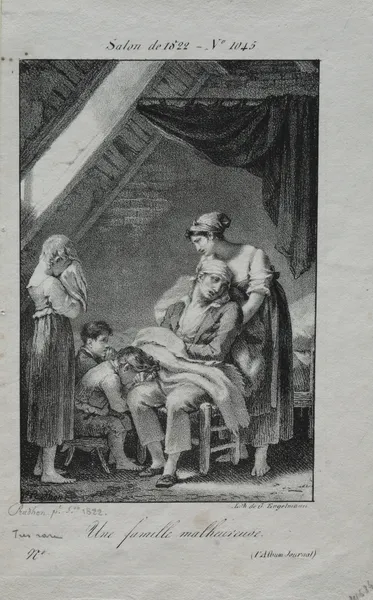 An Unfortunate Family av Pierre-Paul Prud'hon