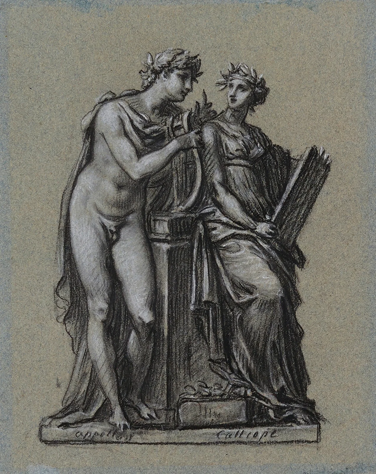 Apollon et Calliope av Pierre-Paul Prud'hon