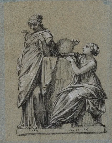 Clio et Uranie av Pierre-Paul Prud'hon