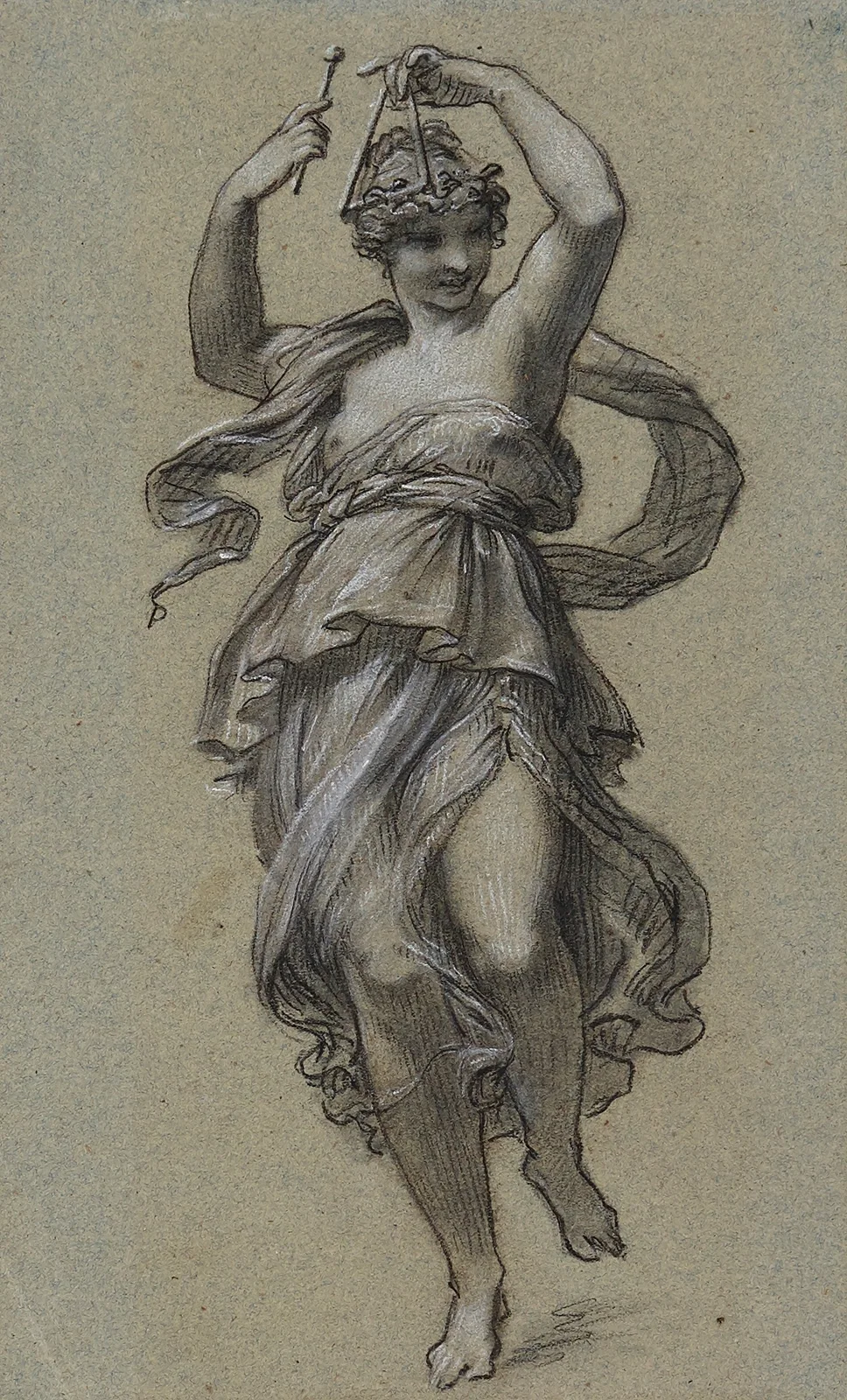 Danseuse au triangle av Pierre-Paul Prud'hon