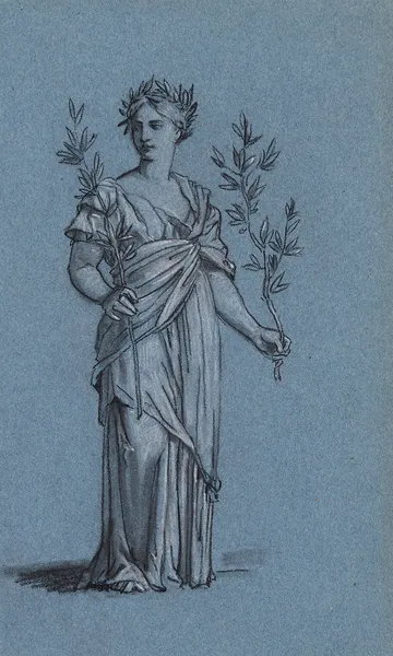 Figure centrale du groupe de gauche av Pierre-Paul Prud'hon