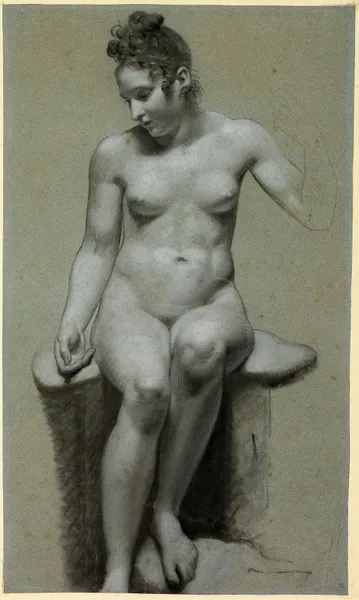 Seated Female Nude, 1778 av Pierre-Paul Prud'hon