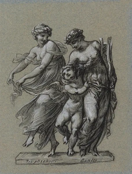 Terspichore et Erato av Pierre-Paul Prud'hon