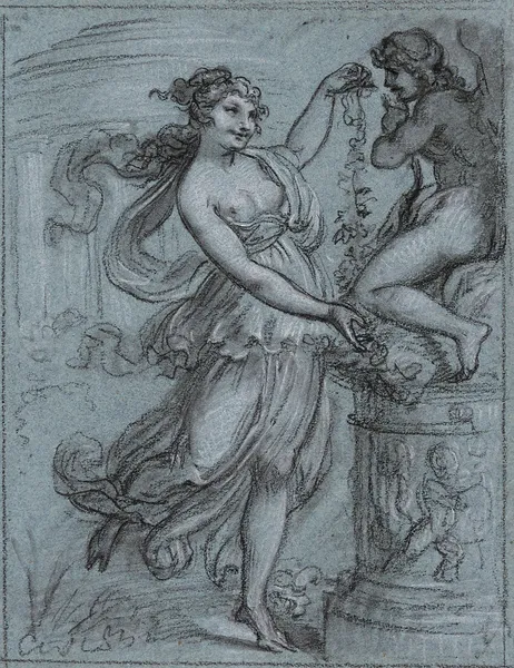 Vénus couronnant l’Amour av Pierre-Paul Prud'hon