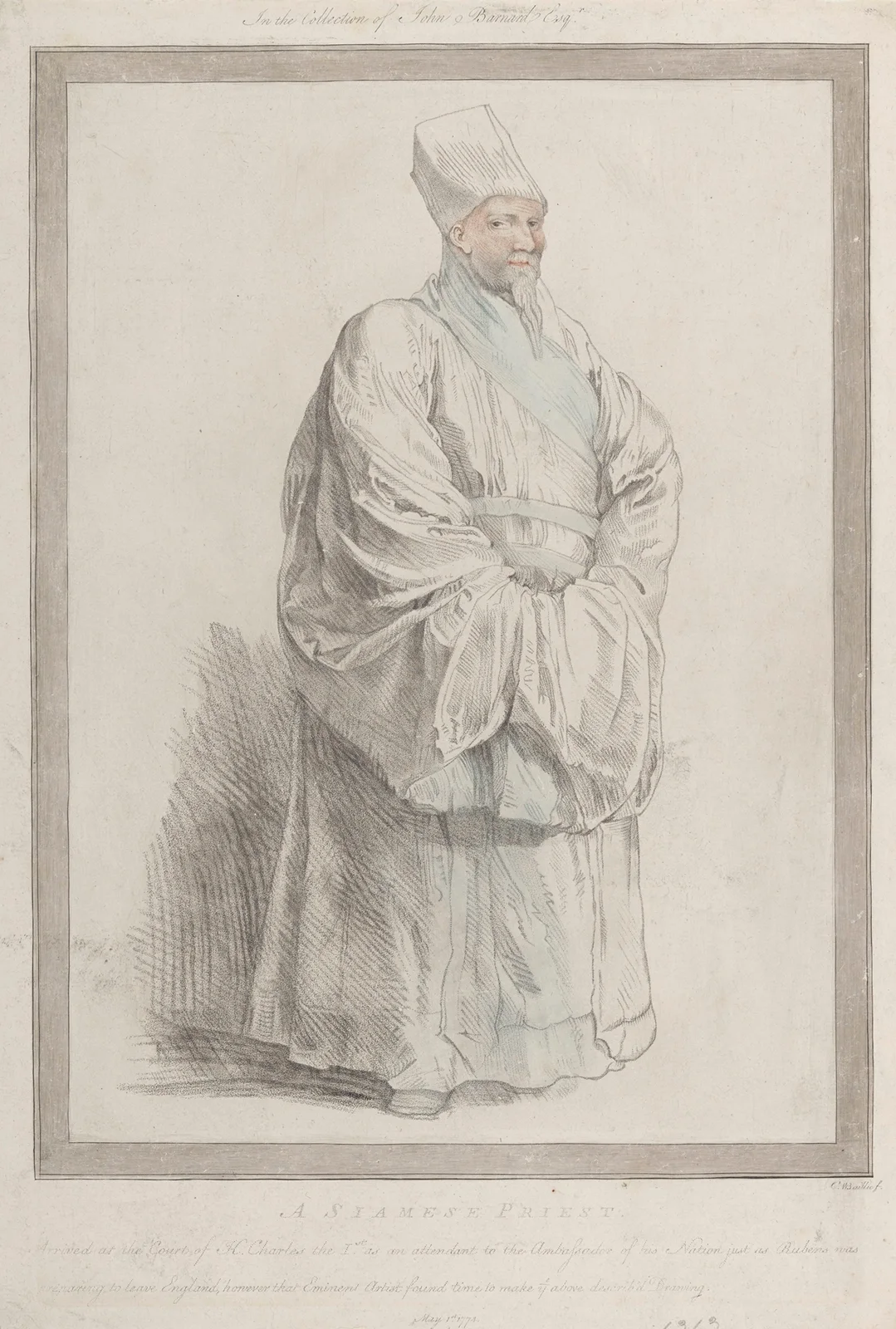 A Siamese Priest av Peter Paul Rubens