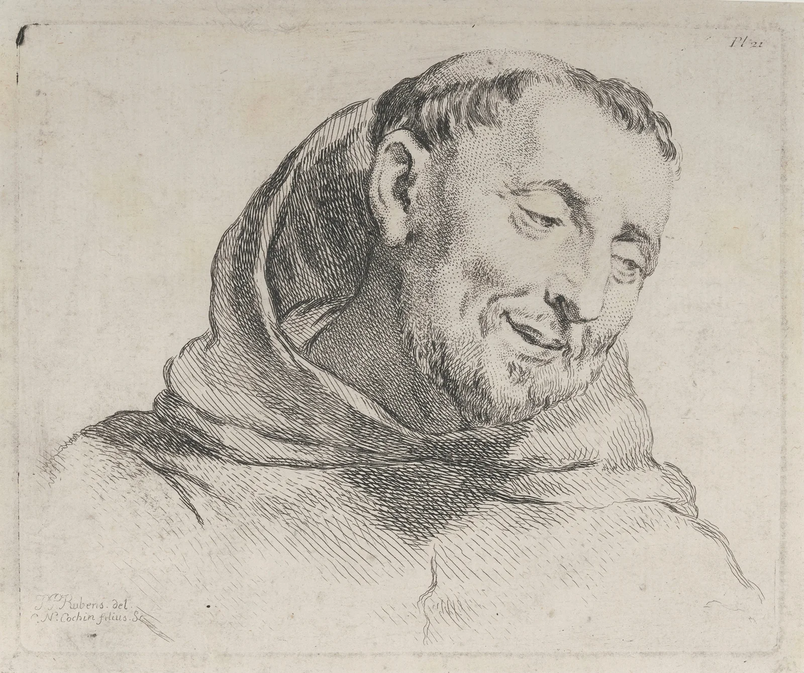 Capuchin Monk av Peter Paul Rubens