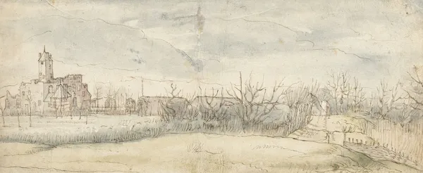 Gezicht op Kasteel Crayenhof te Zwijndrecht av Peter Paul Rubens