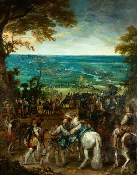 Henry IV of France at the Siege of Amiens in 1597 av Peter Paul Rubens