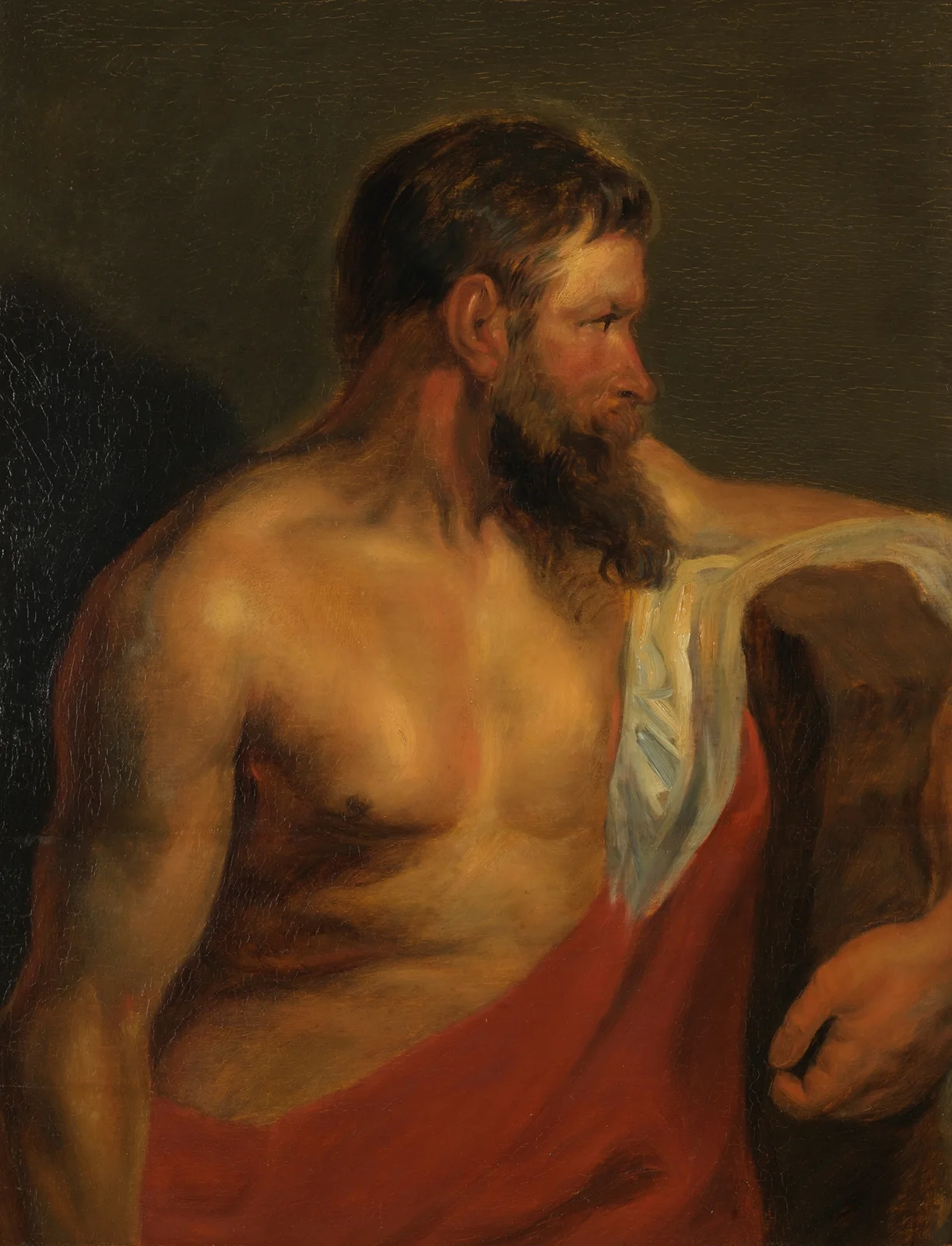Mannentorso (17th century) av Peter Paul Rubens
