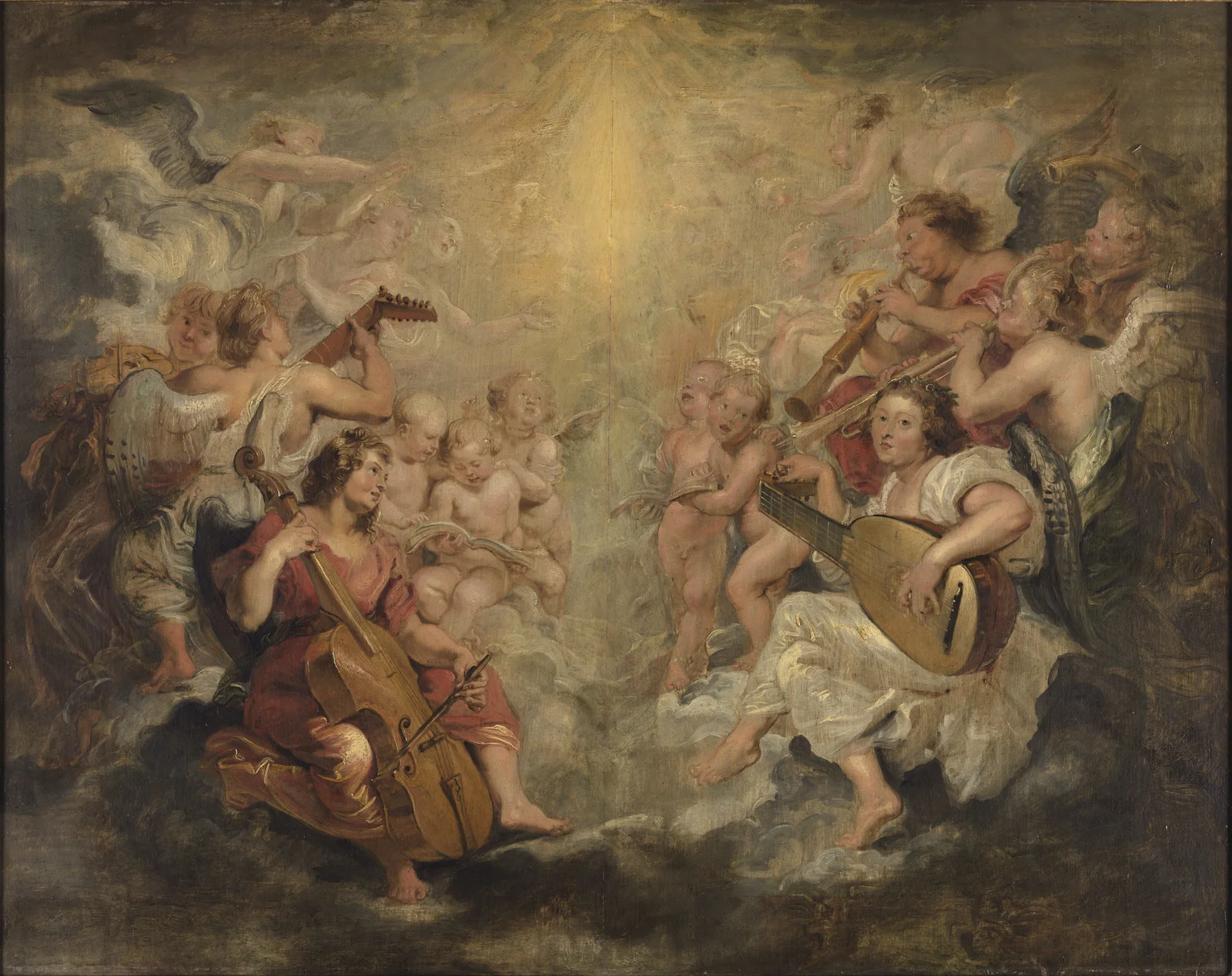 Music making angels av Peter Paul Rubens