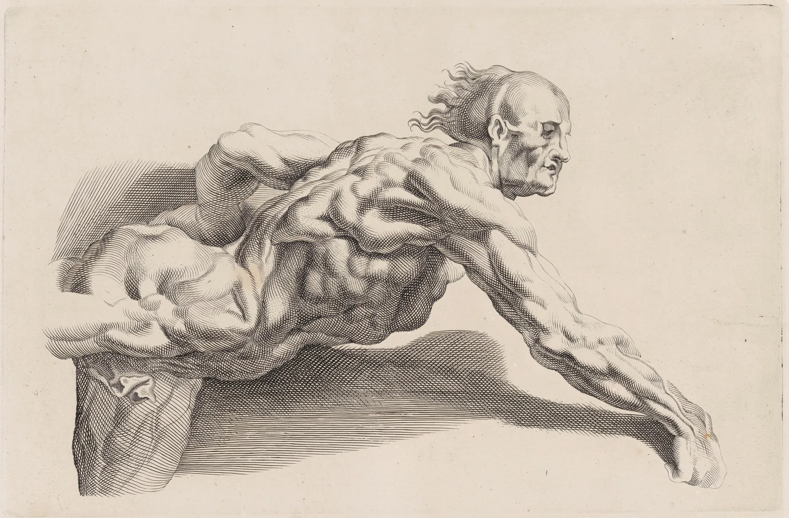 Nude Study av Peter Paul Rubens