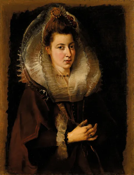 Portrait of a young woman – nr 1 av Peter Paul Rubens
