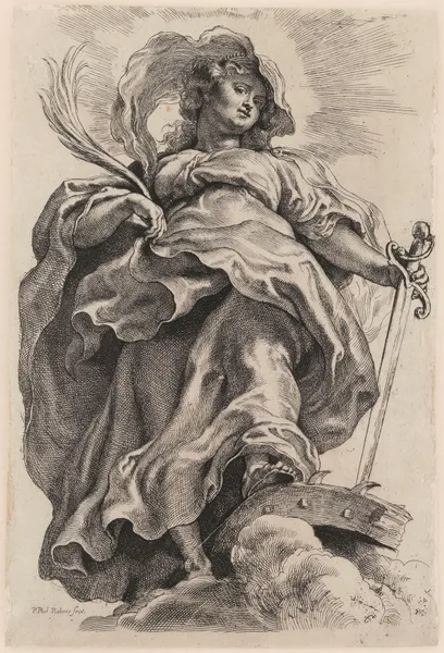Saint Catherine of Alexandria av Peter Paul Rubens