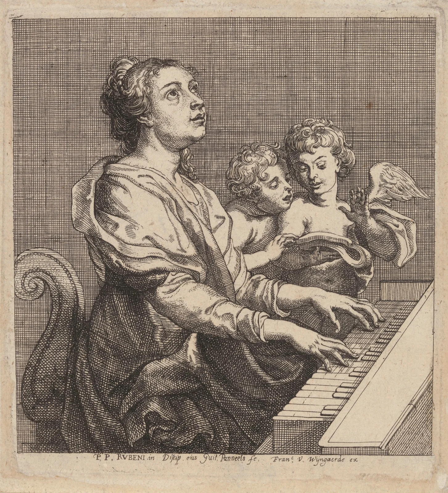 Saint Cecilia av Peter Paul Rubens
