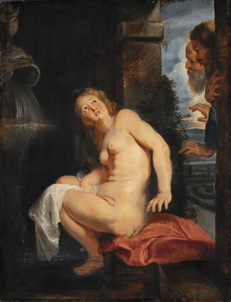Susanna and the Elders, 1614 av Peter Paul Rubens