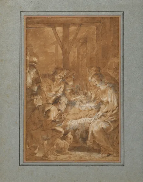The Adoration of the Shepherds, 1613 av Peter Paul Rubens