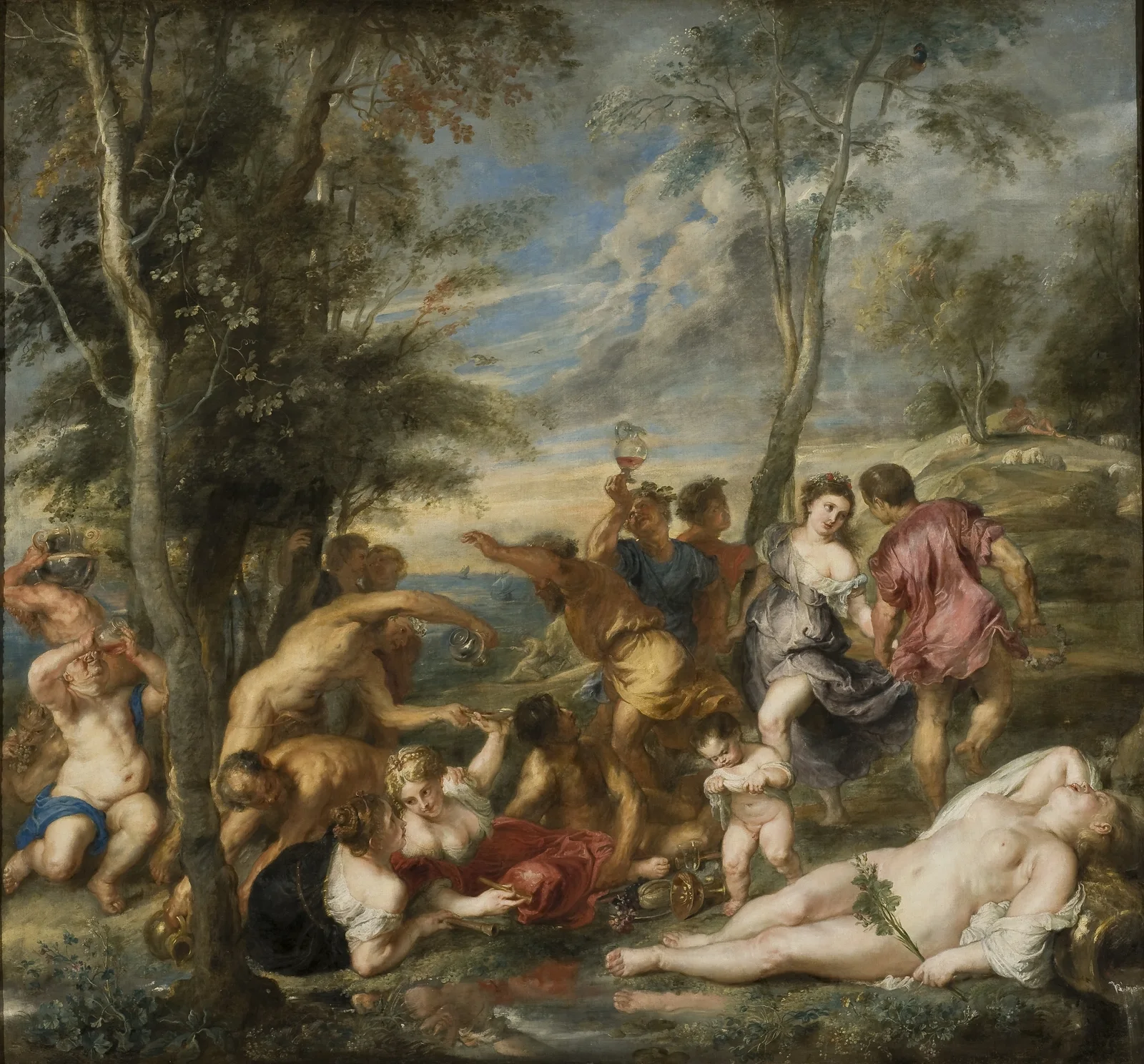 The Andrians av Peter Paul Rubens