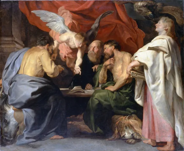 The four Evangelists av Peter Paul Rubens