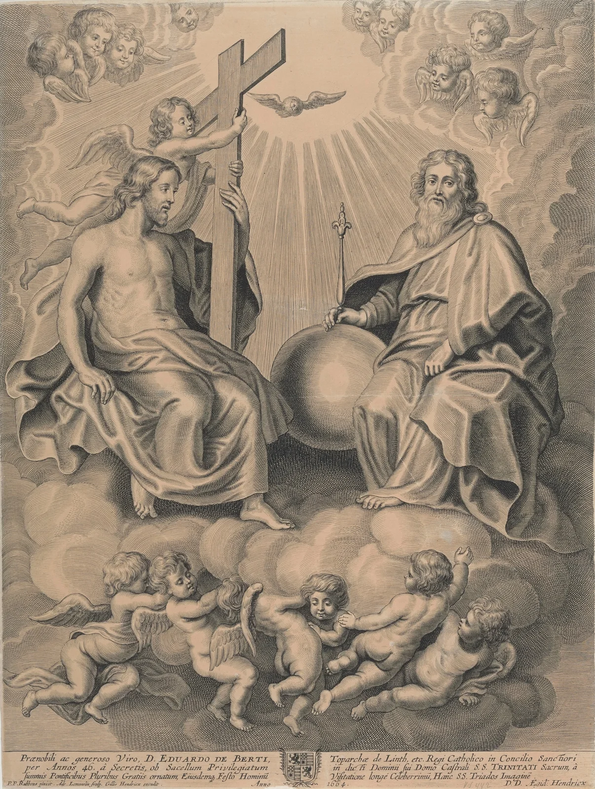 The Holy Trinity av Peter Paul Rubens