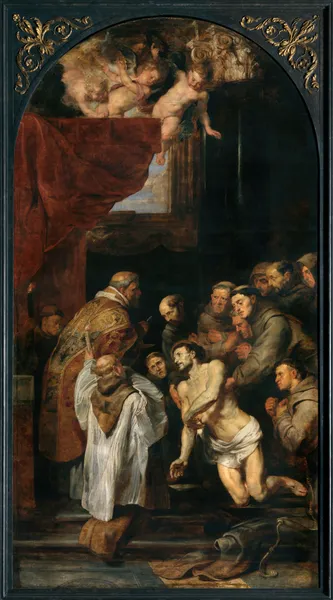 The Last Communion of Saint Francis of Assisi av Peter Paul Rubens