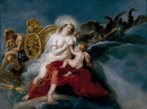 The Origin Of The Milky Way av Peter Paul Rubens
