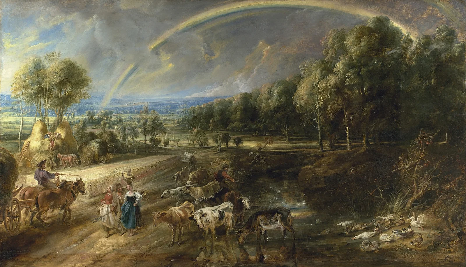 The Rainbow Landscape av Peter Paul Rubens