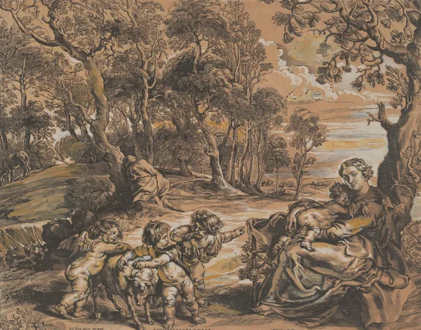 The Rest on the flight into Egypt av Peter Paul Rubens