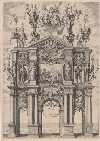 The Triumphal Arch of Ferdinand av Peter Paul Rubens