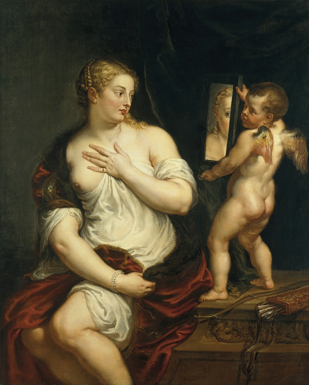 Venus and Cupid, 1606 av Peter Paul Rubens